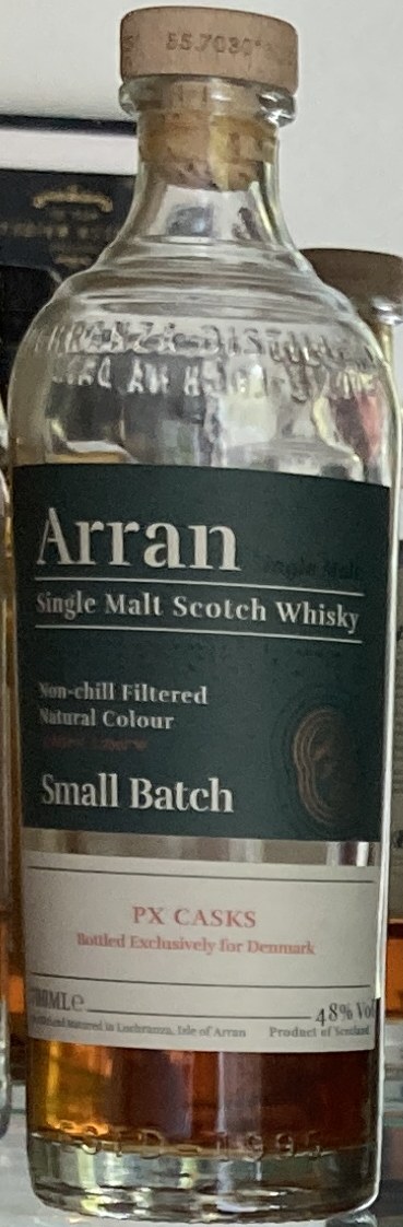 Bottle of Arran Small Batch PX Casks