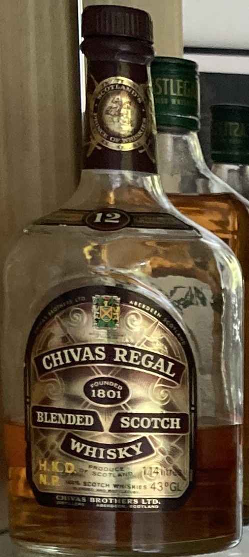 Bottle of Chivas Regal 12